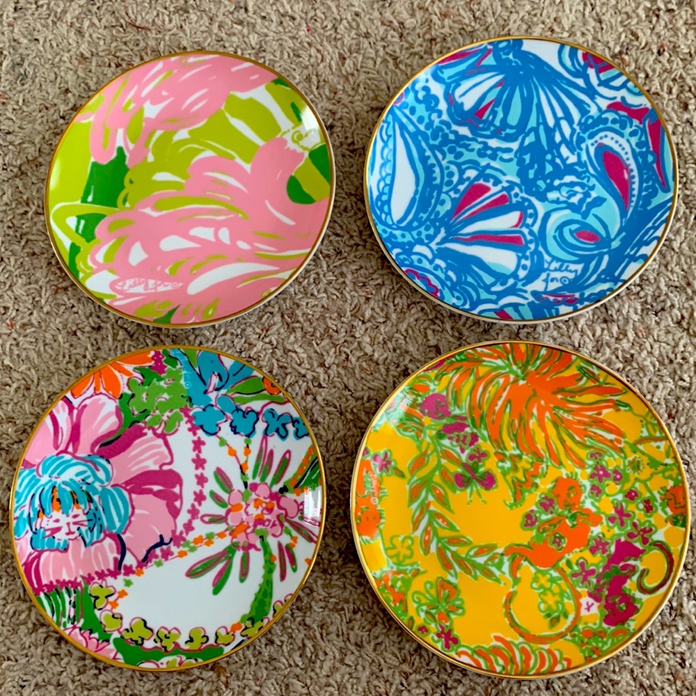 Lilly Pulitzer for Target Set of 4 Dessert Plates